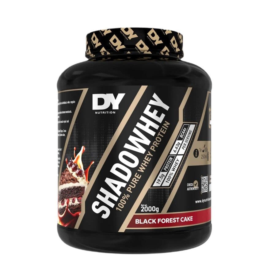 ShadoWhey 100% Pure Whey Protein, Black Forest Cake - 2000g