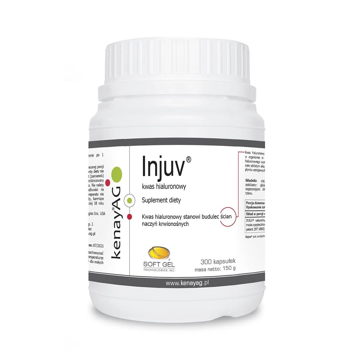 KENAY Injuv hyaluronic acid (300 kapsler)
