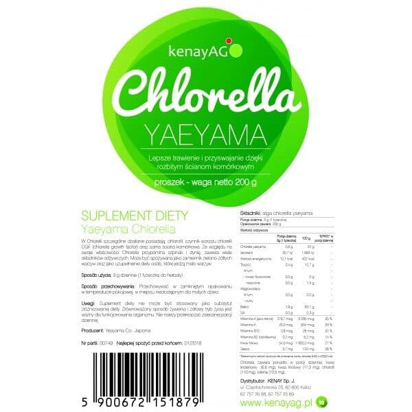 KENAY Chlorella YAEYAMA poeder (200 g / 7,055 oz.)