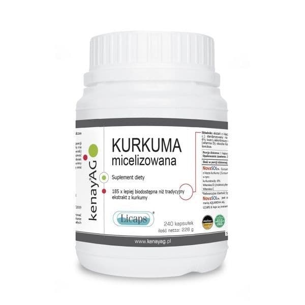 KENAY Micelle CURCUMIN Licaps (240 kapsler)