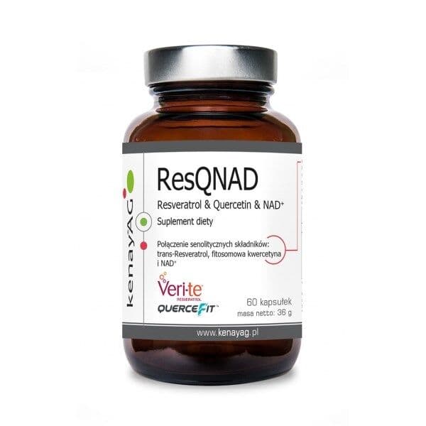 KENAY ResQNAD – Resveratrol & Quercetin & NAD+ (60 kapsler)