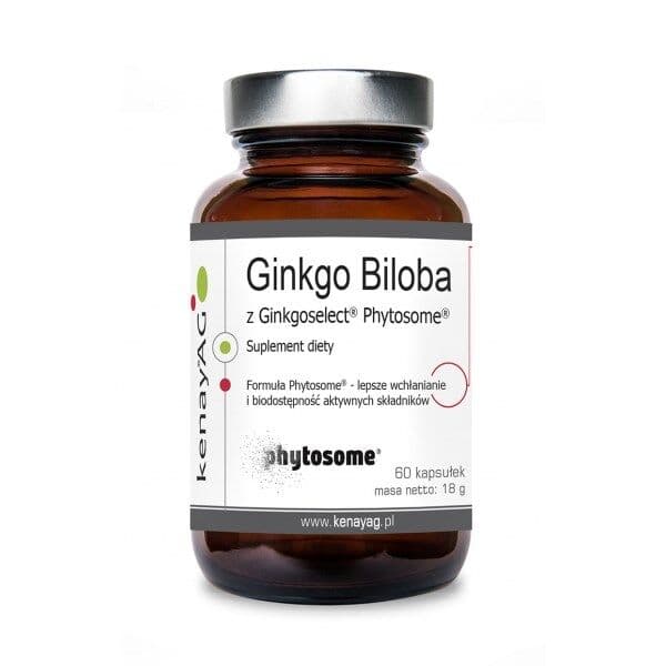 KENAY Ginkgo Biloba contains Ginkgoselect PLUS Phytosome (60 kapsler)