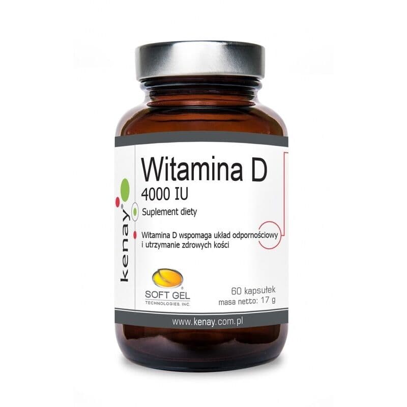 KENAY Vitamin D3, 4000 IU, 100 mcg (60 kapsler)