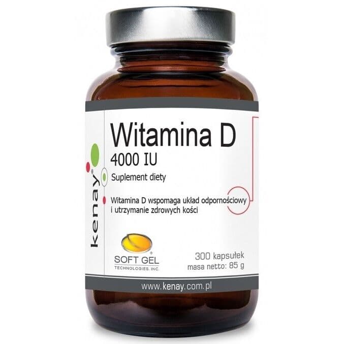 KENAY Vitamin D3, 4000 IU, 100 mcg (300 kapsler)