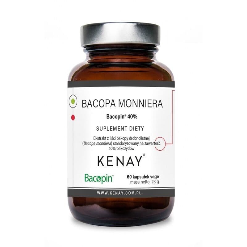 KENAY Bacopa monniera Bacopin 40% (60 kapsler)