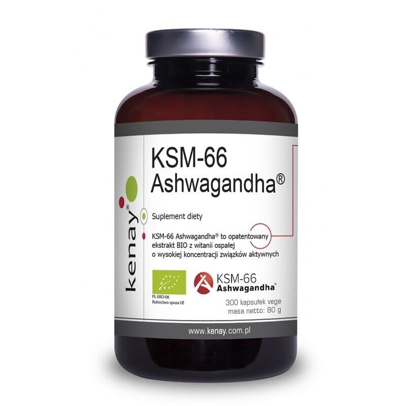 KENAY Organic Ashwagandha KSM-66 (300 kapsler)