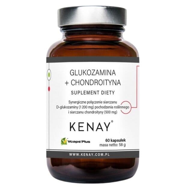 KENAY Glucosamine + Chondroitin (60 kapsler)