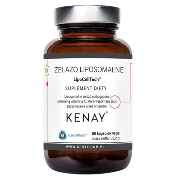 KENAY LipoCellTech™ Liposomal Iron (60 caps)