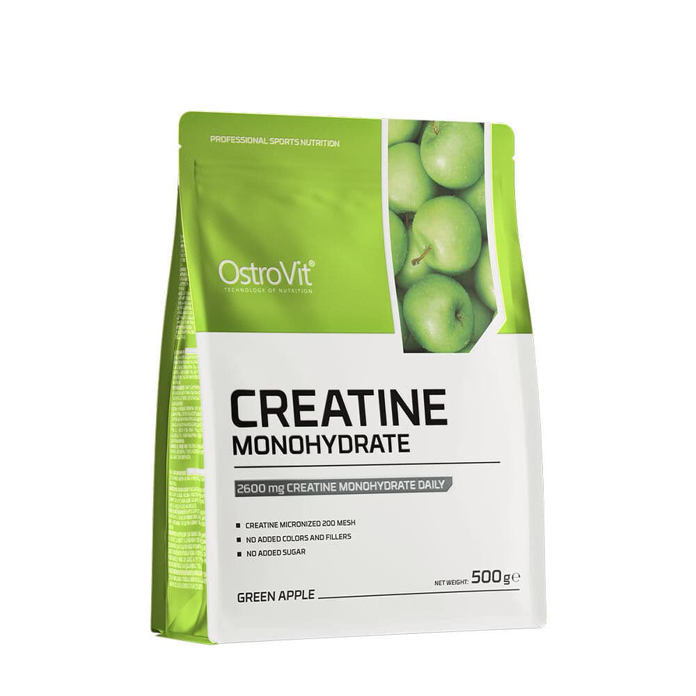 Creatine Monohydrate, Green Apple – 500g