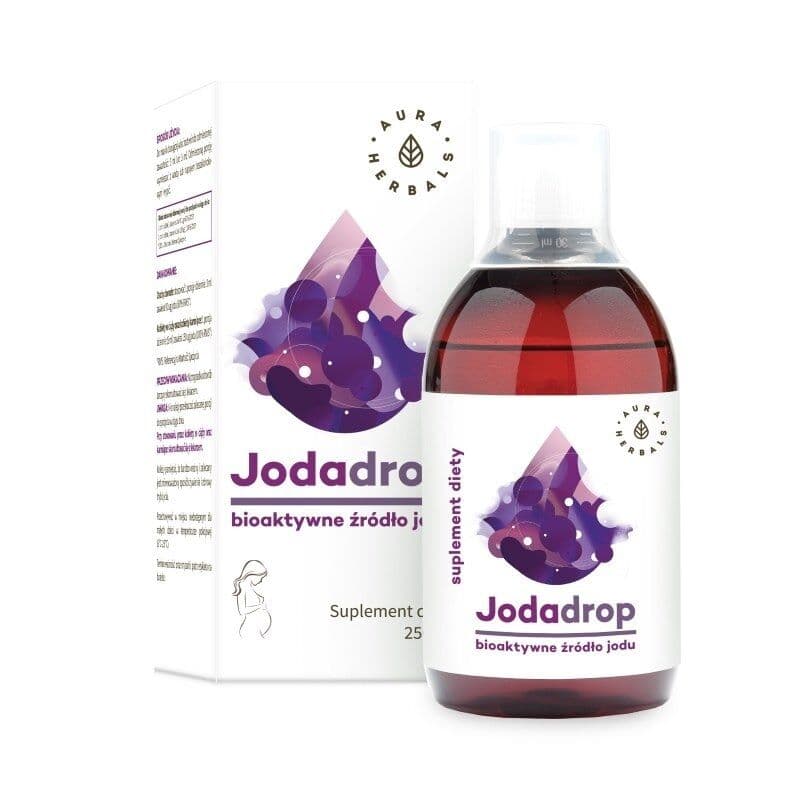 AURA HERBALS Jodadrop, bioactive source of iodine, liquid (250 ml / 8,45 fl. oz.)