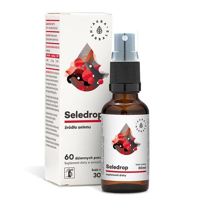 AURA HERBALS Seledrop, selenium, 110 mcg, aerosol (30 ml / 1 fl. oz.)