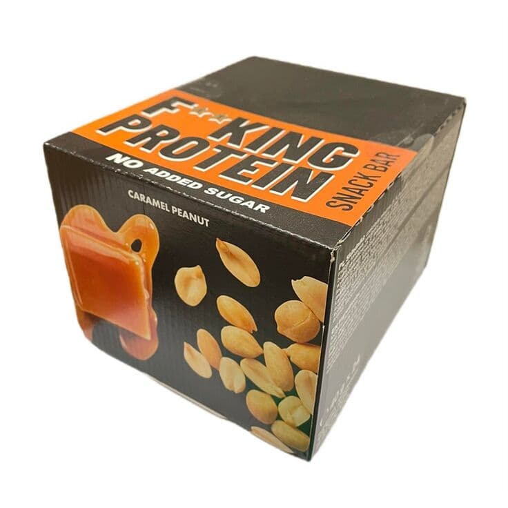 Fitking Protein Snack patukka, Caramel Peanut - 24 x 40g
