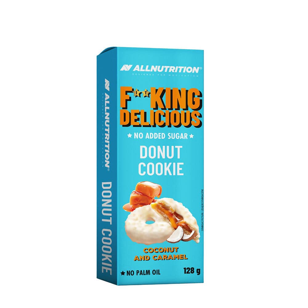 Fitking Delicious Donut Cookie, Coconut and Caramel - 128g