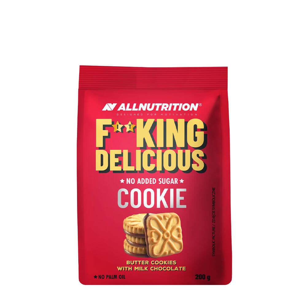 Fitking Delicious Cookie, Butter Cookies with Milk Chocolate - 200g