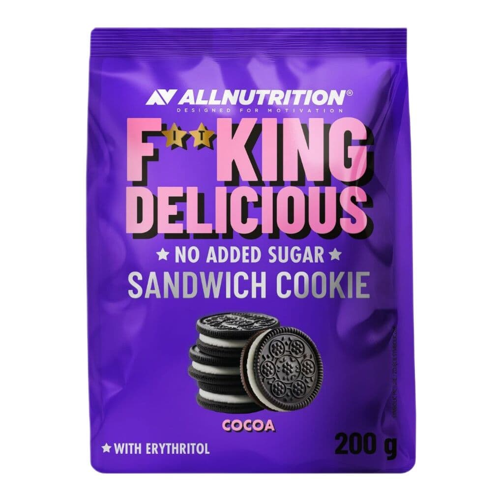 Allnutrition Fitking Delicious Sandwich Cookie, Cocoa – 200g