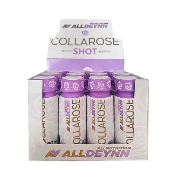 Allnutrition – AllDeynn Collarose Shot, Raspberry Wild Strawberry – 12 x 80 ml