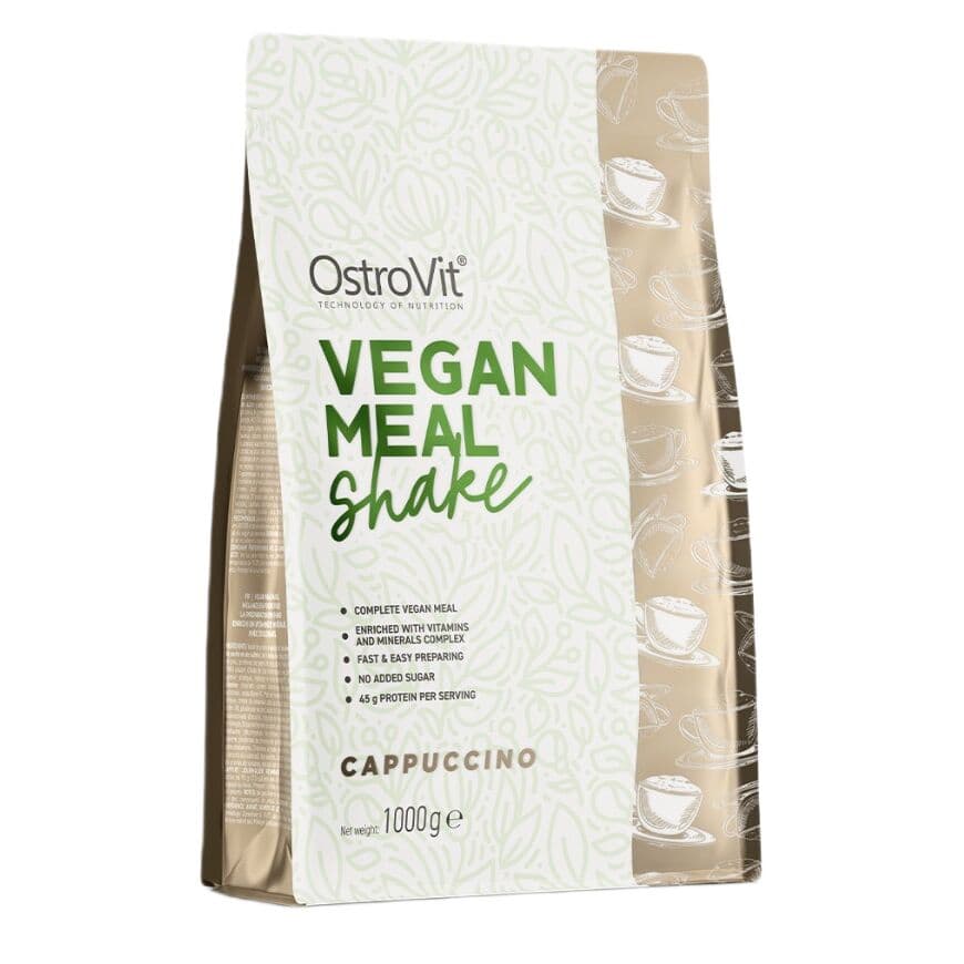 Ostrovit Vegan Meal Shake, Cappuccino – 1000g