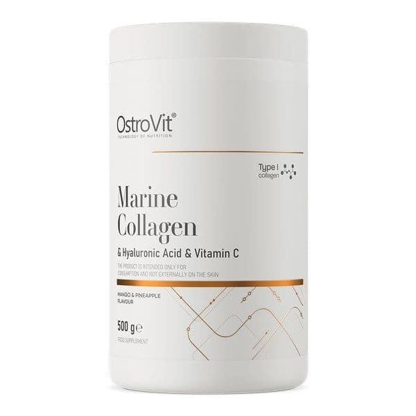 Marine Collagen & Hyaluronic Acid & Vitamin C, Mango & Pineapple - 500g