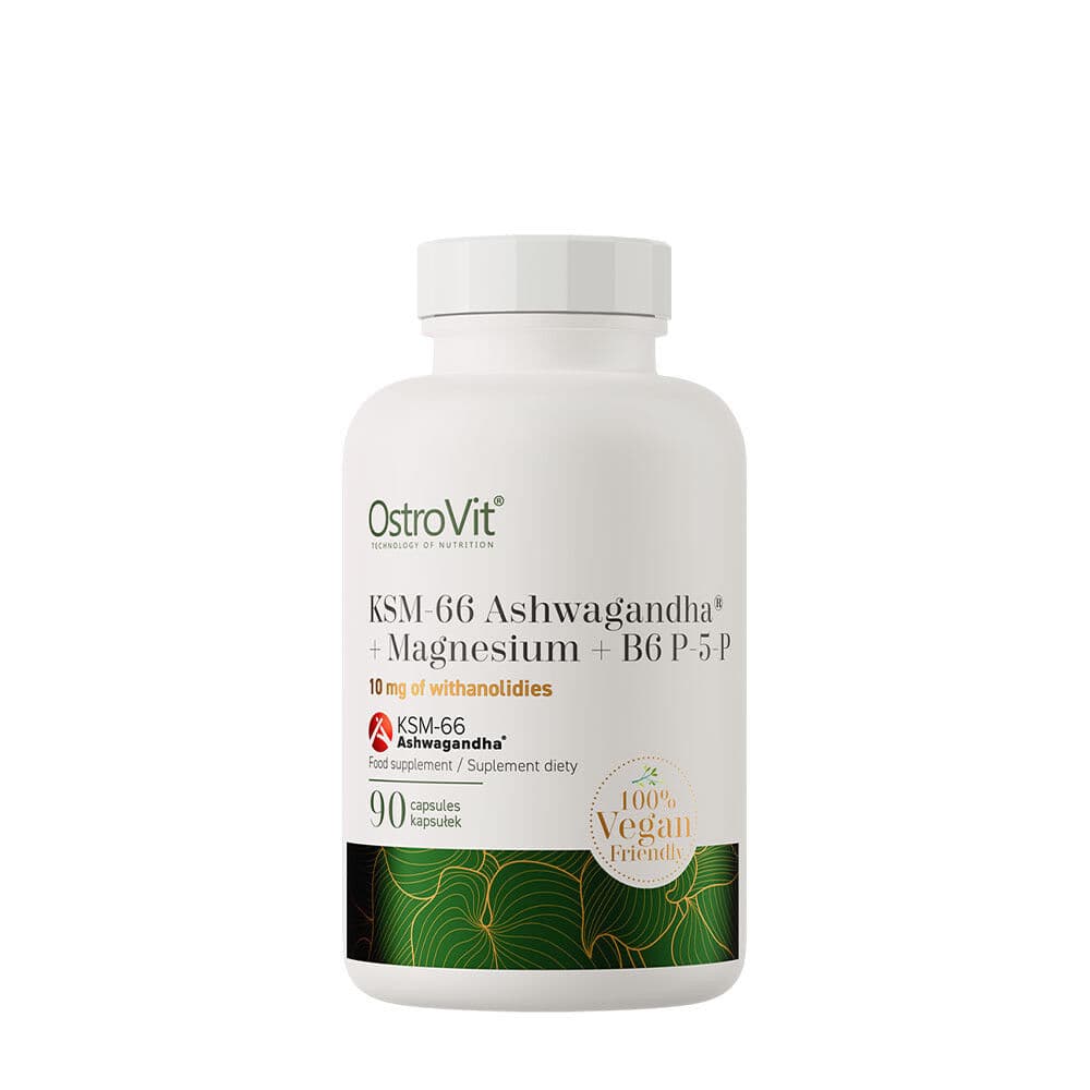 Ostrovit KSM-66 Ashwagandha® + Magnesium + B6 P-5-P (90 veg capsules)