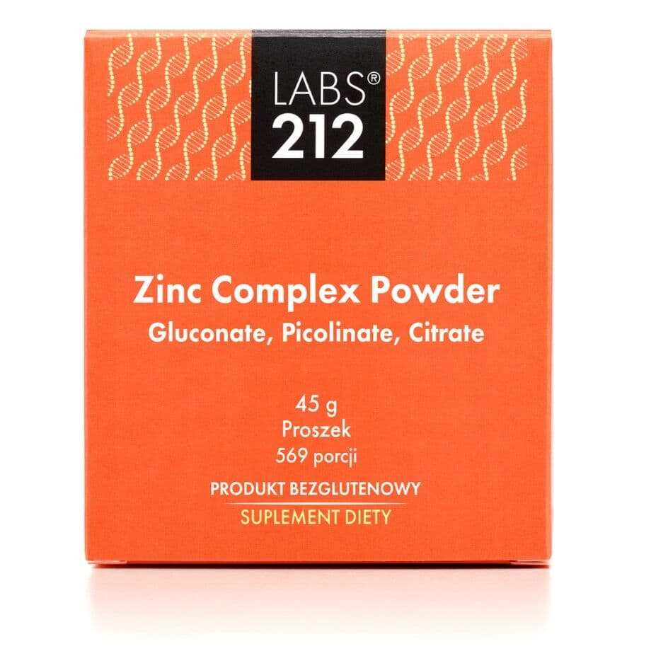 LABS212 Zinc Complex Powder – Gluconate, Picolinate, Citrate (45 g / 1,587 oz.)