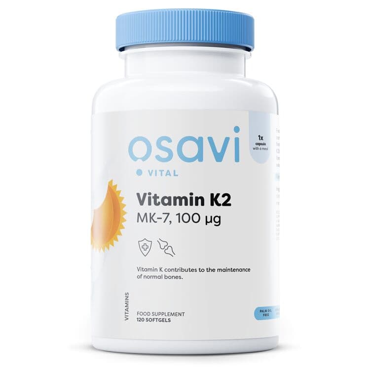Vitamin K2 MK-7, 100mcg – 120 softgels