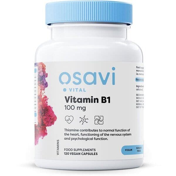 Vitamin B1, 100mg – 120 veganistische capsules