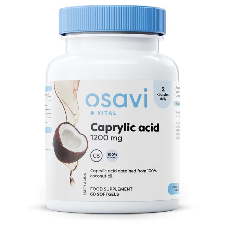 Caprylic Acid, 1200mg – 60 softgels