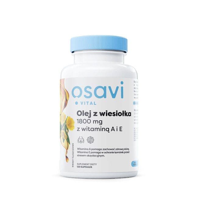 OSAVI Evening Primrose, 600 mg with vitamin A & E (120 caps)