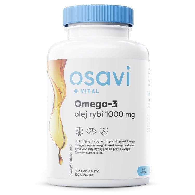 OSAVI Omega-3 fish oil, 1000 mg (120 capsules)