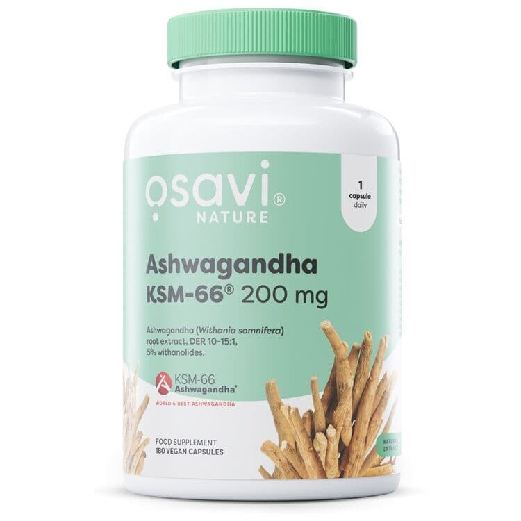 Ashwagandha KSM-66, 200mg – 180 vegan caps