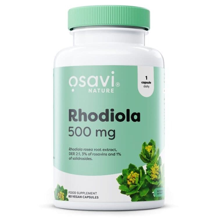 Rhodiola, 500mg - 60 veganistische capsules