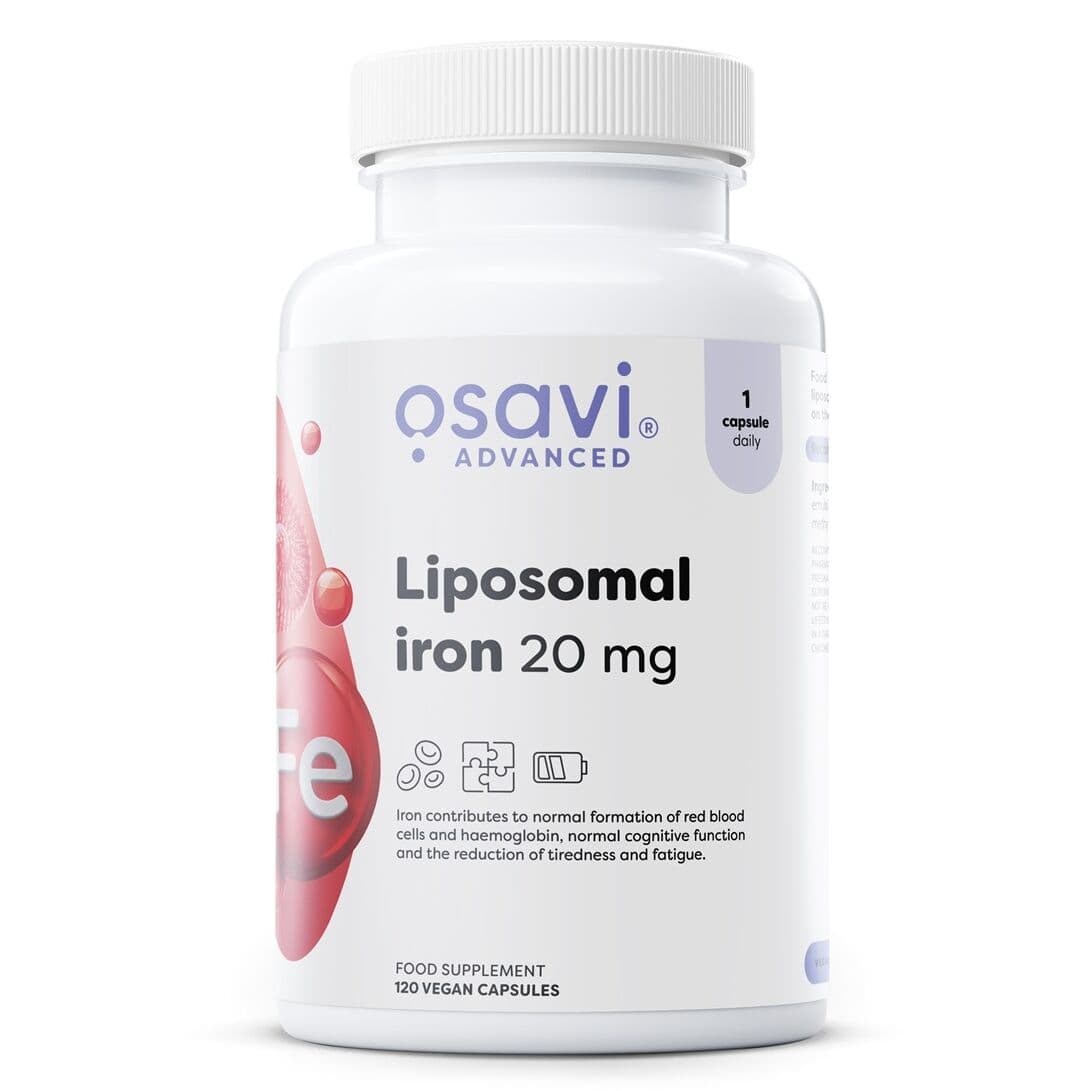 Liposomal Iron, 20mg – 120 vegan caps