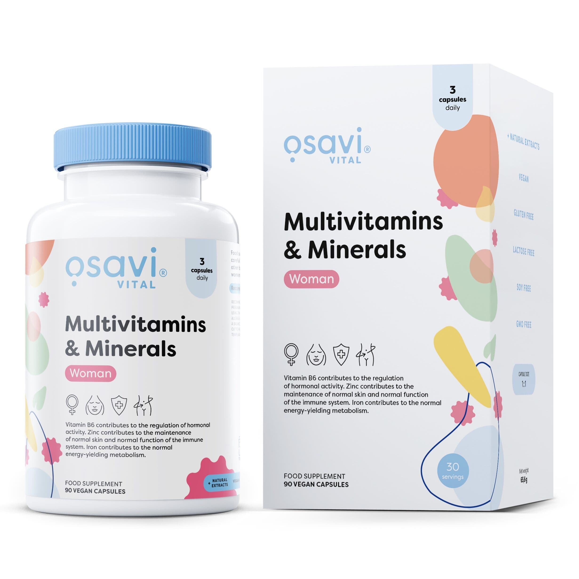 Multivitamins & Minerals Woman - 90 veganistische capsules