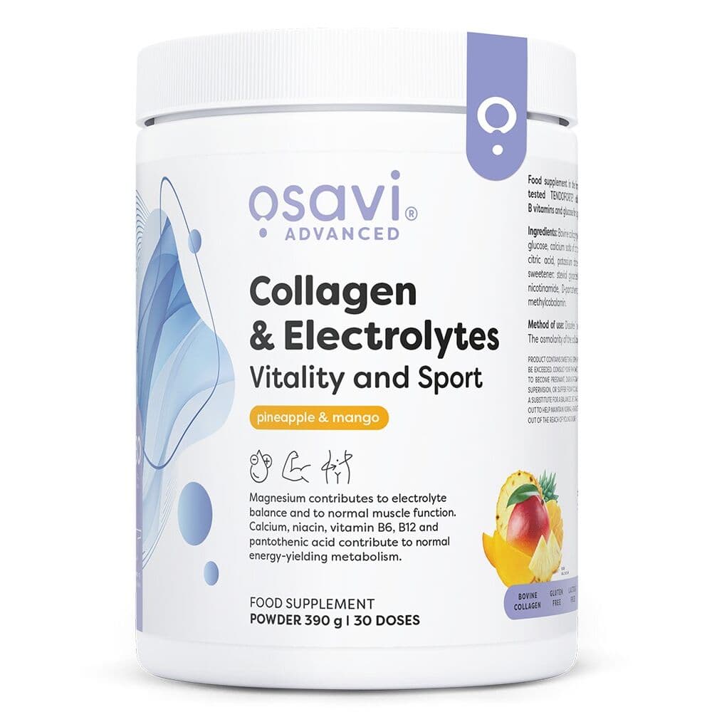 Collagen Electrolytes Vitality and Sport, Pineapple & Mango – 390g