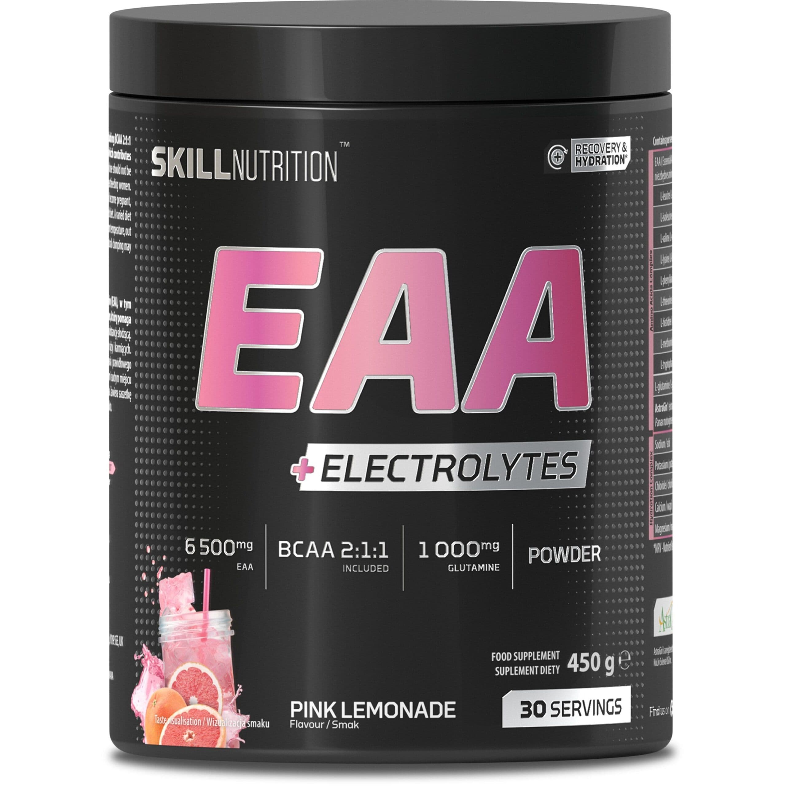 EAA + Electrolytes, Pink Lemonade – 450g