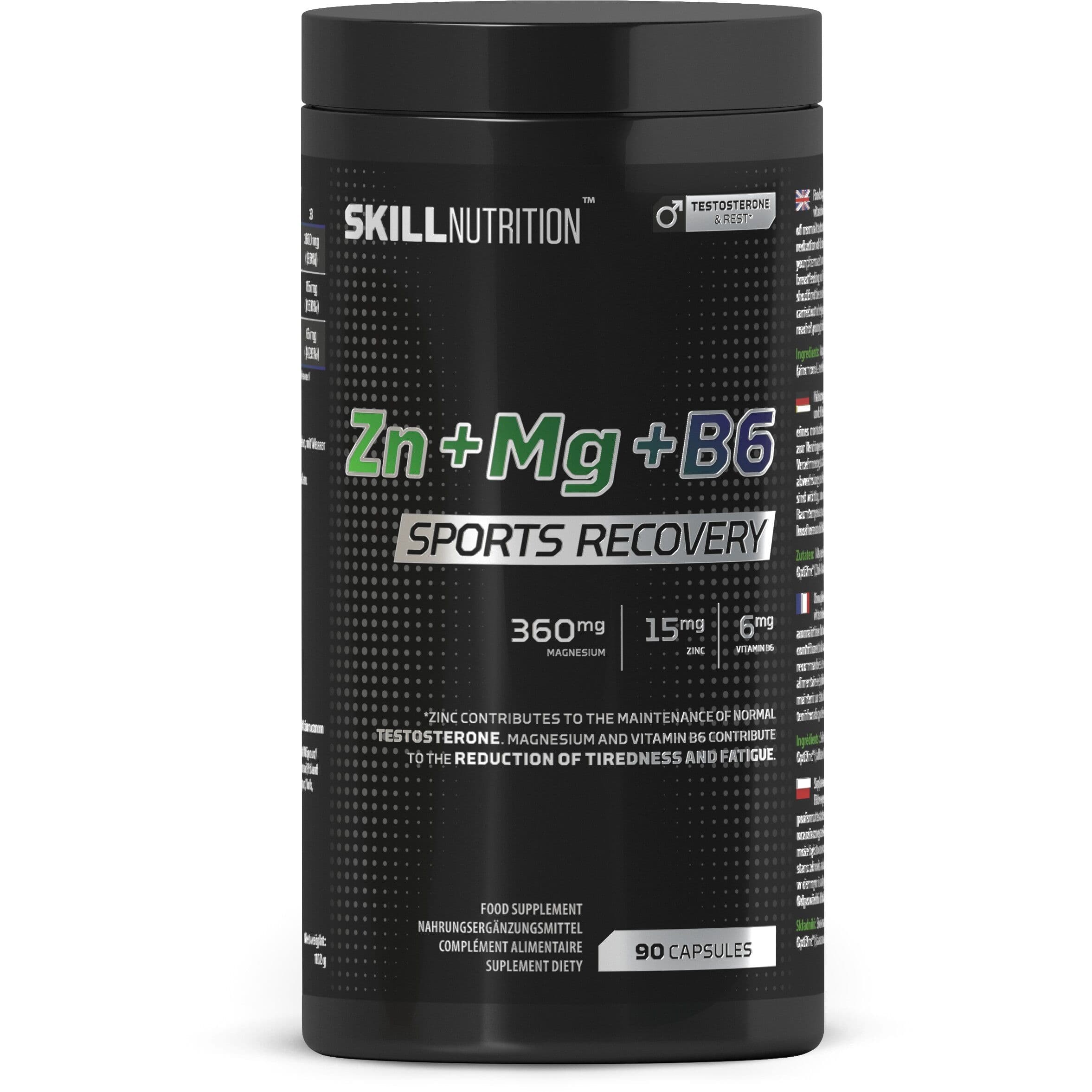 Zn + Mg + B6, Sports Recovery – 90 kapsler