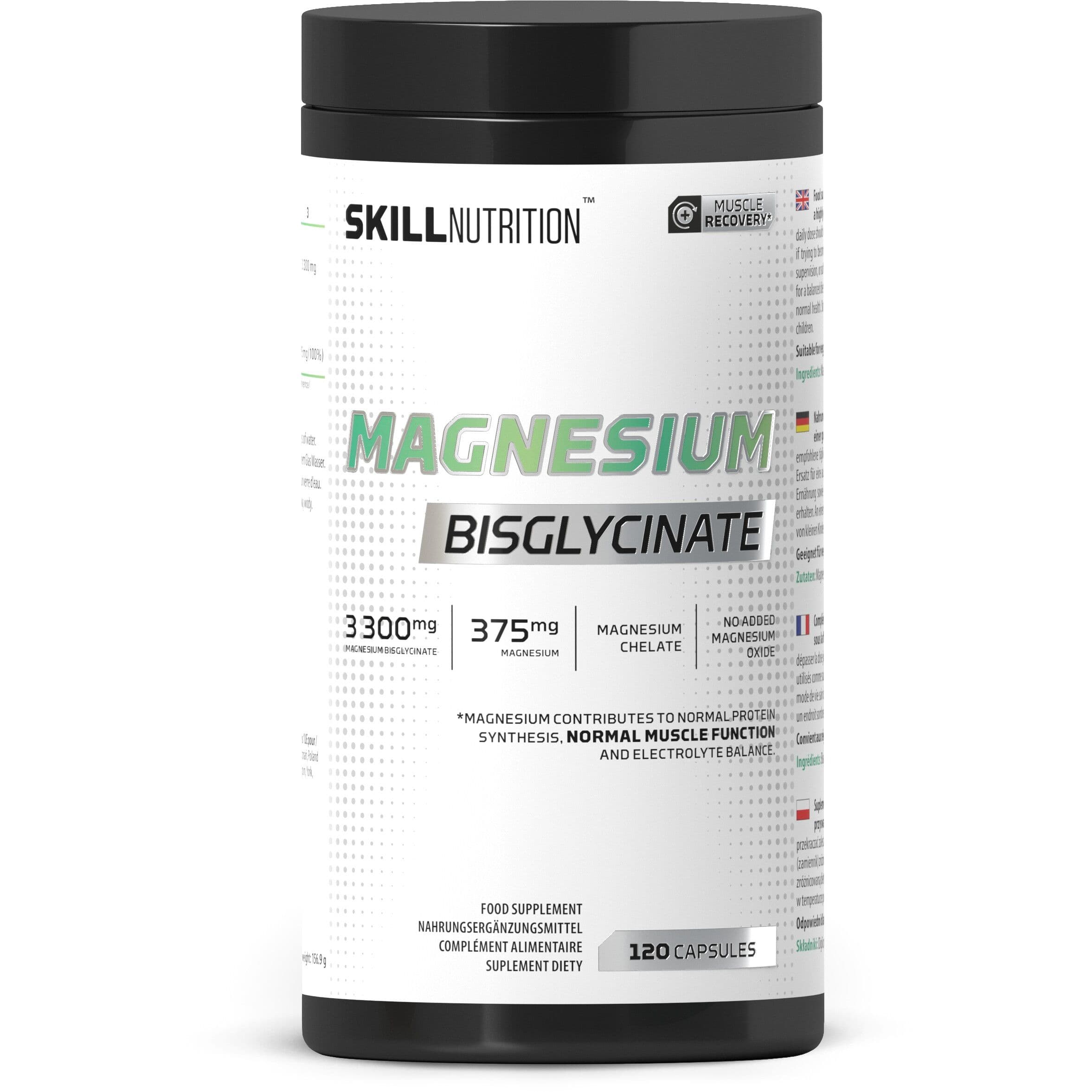 Magnesium Bisglycinate – 120 kapsler