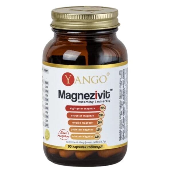 YANGO Magnezivit – magnesium and minerals (90 caps)