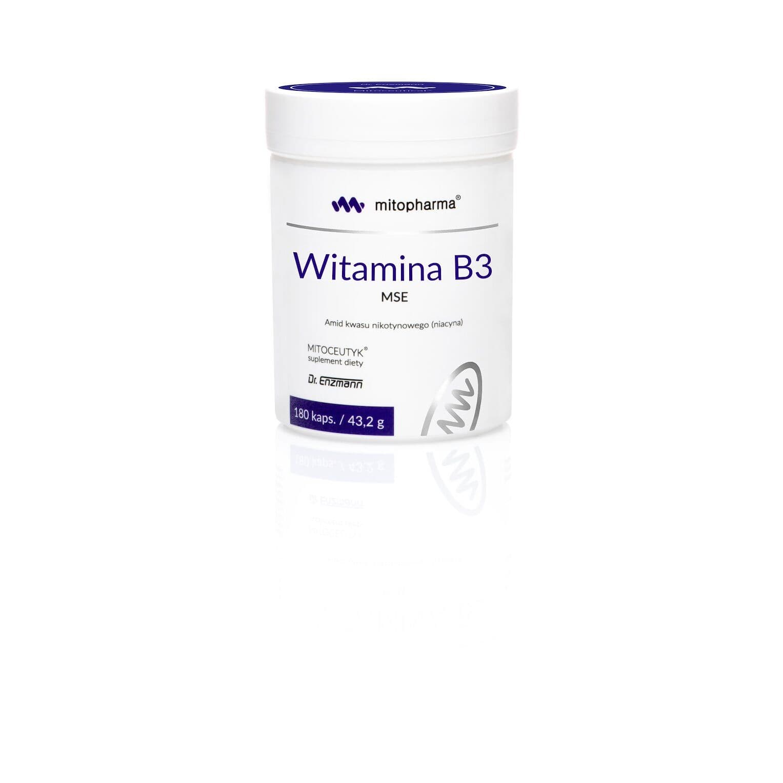 DR. ENZMANN MSE Vitamin B3 MSE, 50 mg (180 capsules)
