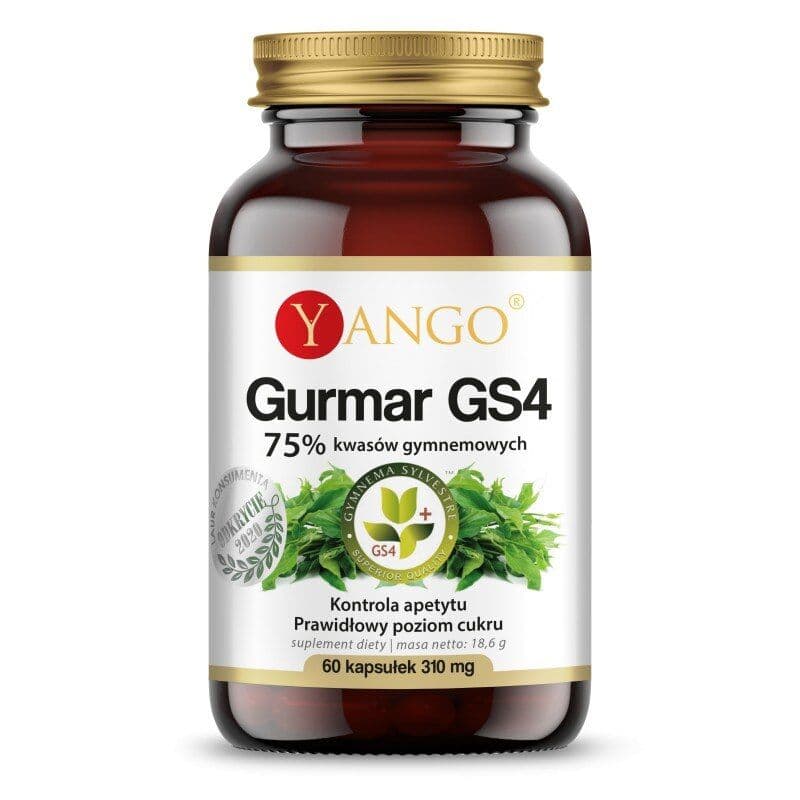 YANGO Gurmar GS4 – 75% gymnemic acid (60 capsules)