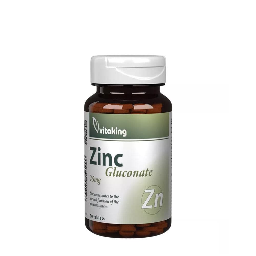 Vitaking Zinc Gluconate 25 mg (90 tabletten)