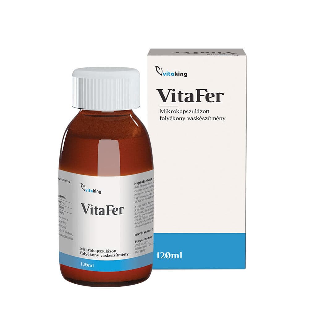Vitaking VitaFer-L Liposomal Iron Supplement (120 ml, Pineapple)