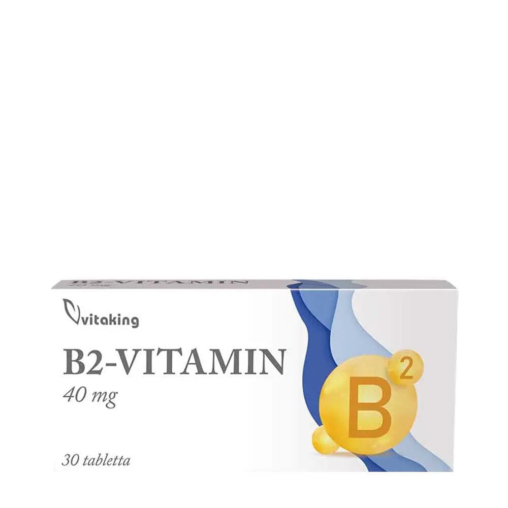Vitaking Vitamin B2 40 mg (30 tabletten)