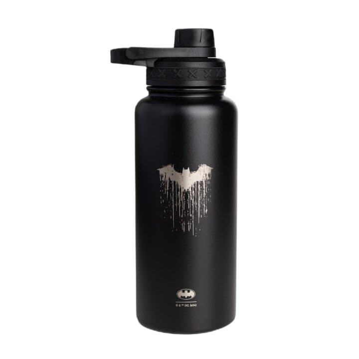 Bohtal Insulated Sports Bottle- DC Comics, Batman Logo Drip - 960 ml.