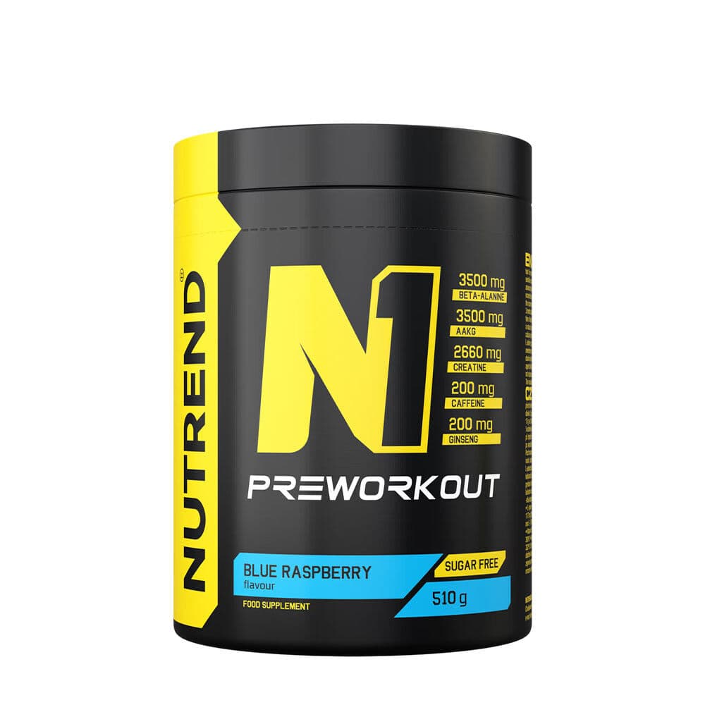 N1 Pre-Workout, Blue Raspberry - 510g