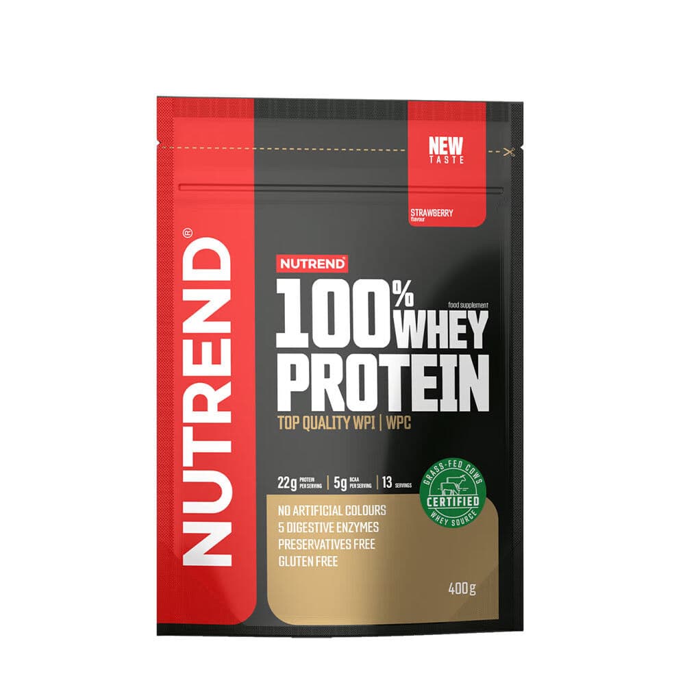 100% Whey Protein, Strawberry - 400g