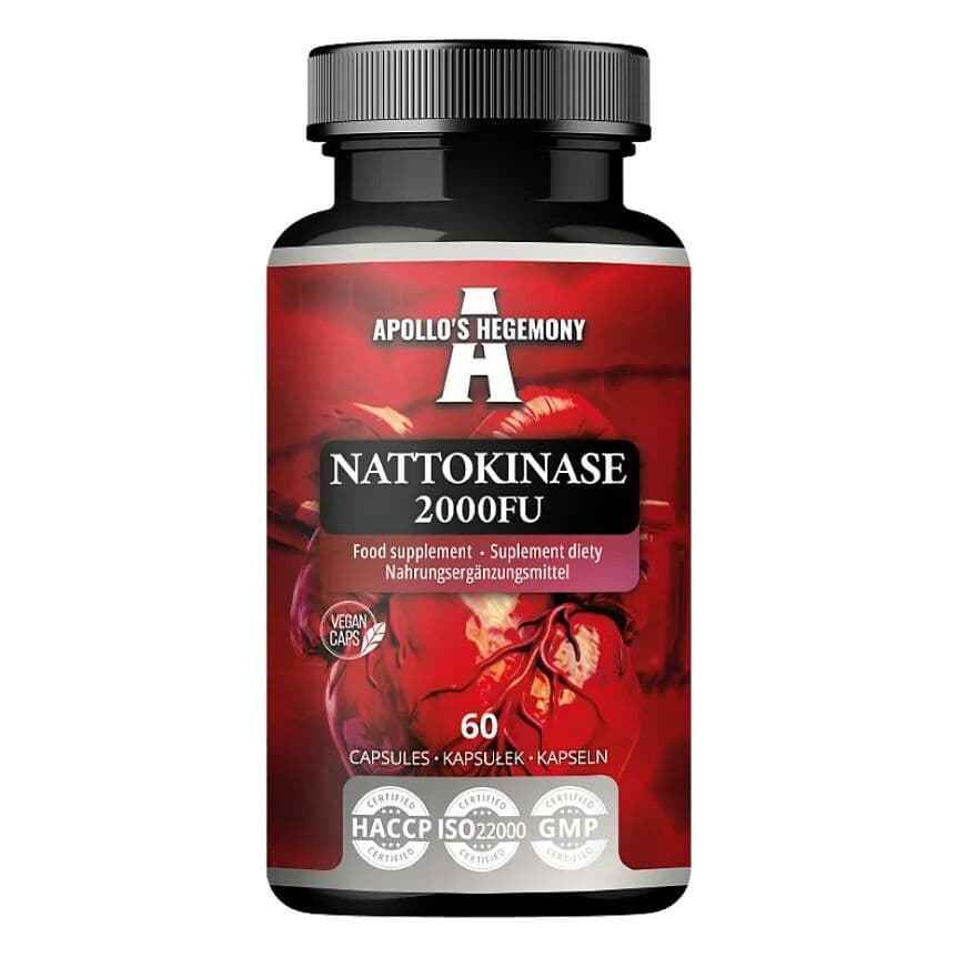 Nattokinase, 2000 FU – 60 kapsler
