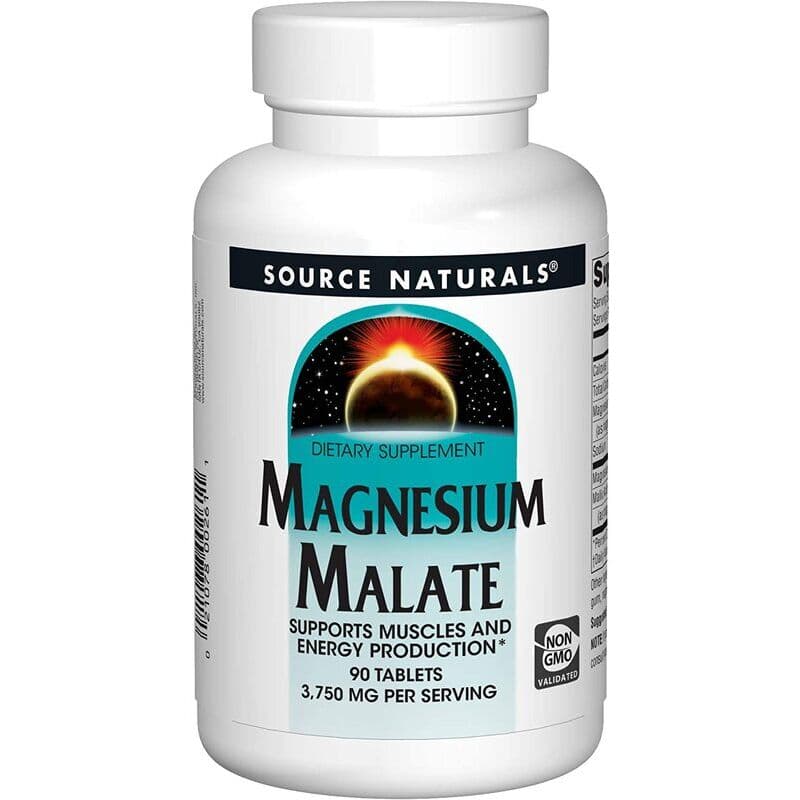 Source Naturals Magnesium Malate 1250mg 90 tablets
