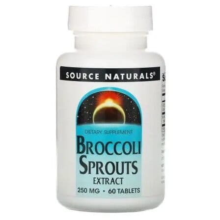 SOURCE NATURALS Broccoli sprouts extract, 250 mg (60 tabs)