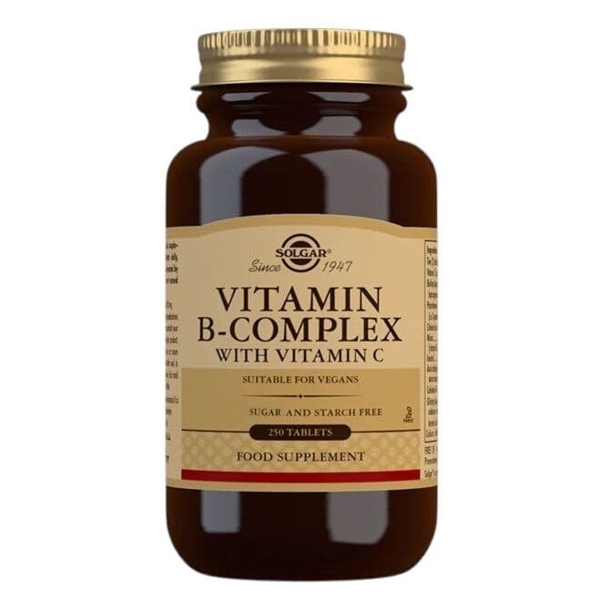 SOLGAR B-Complex with Vitamin C (250 tabs)